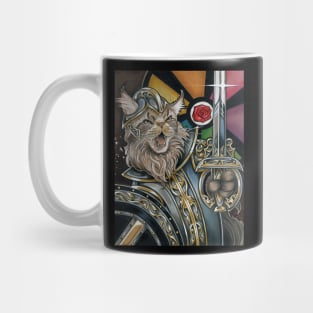 The Cat Knight - Borderless Version Mug